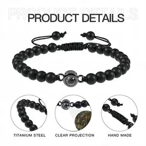 Ladder Titanium Steel Projection Bracelet