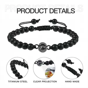 Ciao Titanium Steel Projection Bracelet