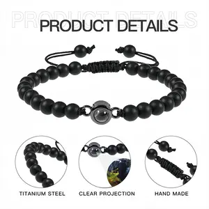 Abroad Titanium Steel Projection Bracelet