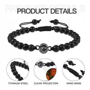 Cell-Fie Titanium Steel Projection Bracelet