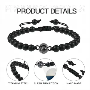 Untitled 19Q Titanium Steel Projection Bracelet