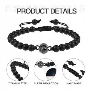 Untitled 20W Titanium Steel Projection Bracelet