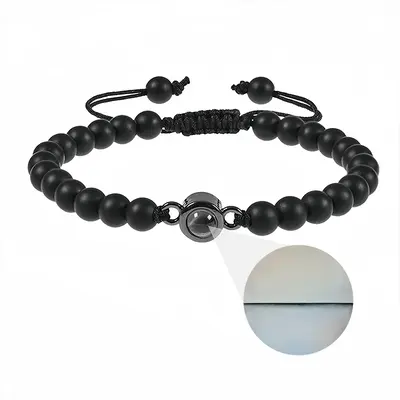 Charcoal White No 1 Series 4 Titanium Steel Projection Bracelet