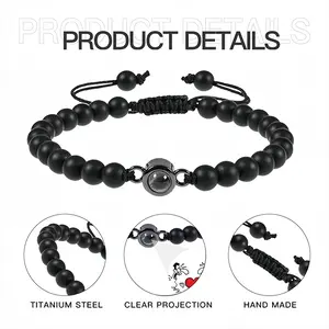 Love Referee Titanium Steel Projection Bracelet