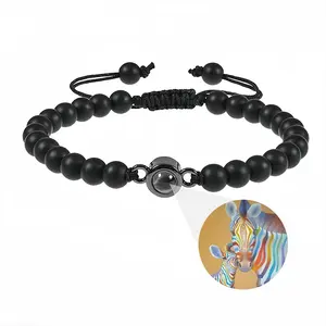 Love Titanium Steel Projection Bracelet