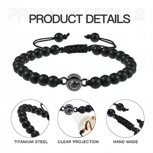 Basset Titanium Steel Projection Bracelet