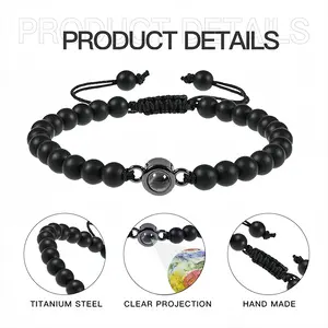 Stairway To Hell Titanium Steel Projection Bracelet