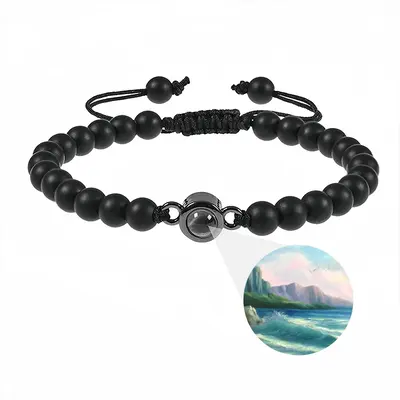 Emerals Sea Titanium Steel Projection Bracelet