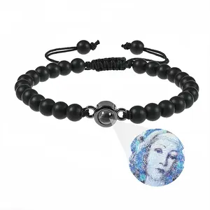 Boticelli'S Madona Titanium Steel Projection Bracelet