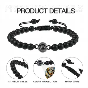 The Moment Titanium Steel Projection Bracelet