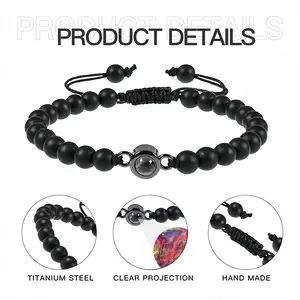 Surrender Titanium Steel Projection Bracelet