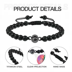 Hope Titanium Steel Projection Bracelet