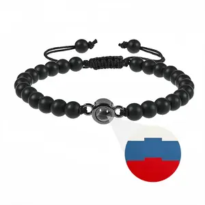 Flag 9 Titanium Steel Projection Bracelet