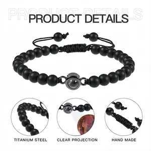 -Not- Titanium Steel Projection Bracelet