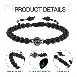 Traveling Titanium Steel Projection Bracelet