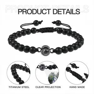 Triplet Falls Titanium Steel Projection Bracelet