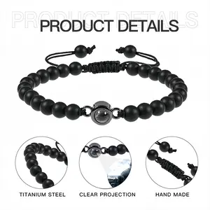 Far North Line Georgemas Station House Titanium Steel Projection Bracelet