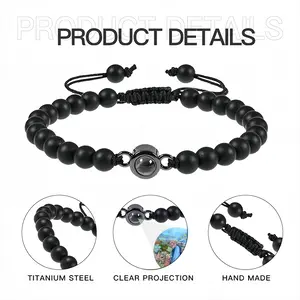 Underwater Meditation Titanium Steel Projection Bracelet