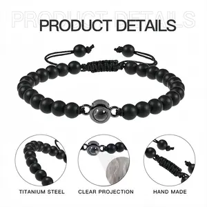 New Beginnings Titanium Steel Projection Bracelet