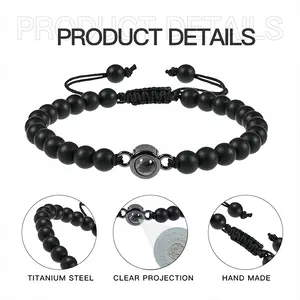 Infinity Titanium Steel Projection Bracelet