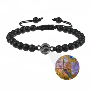 Happy Teeth Titanium Steel Projection Bracelet