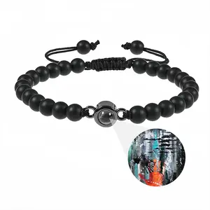 Touch The Darkness Titanium Steel Projection Bracelet