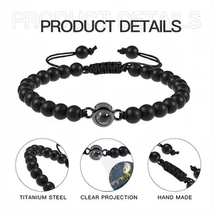 Worm Titanium Steel Projection Bracelet