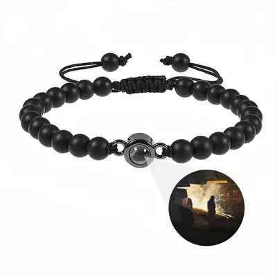 Blast Furnace Breath Titanium Steel Projection Bracelet