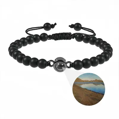 Mirror Of The Lakes Of Khakassia Titanium Steel Projection Bracelet