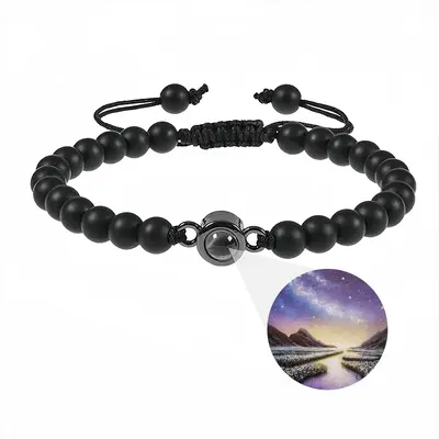 Reflection Titanium Steel Projection Bracelet