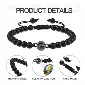 Cosmo Titanium Steel Projection Bracelet