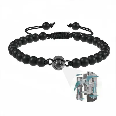 Vacation Titanium Steel Projection Bracelet