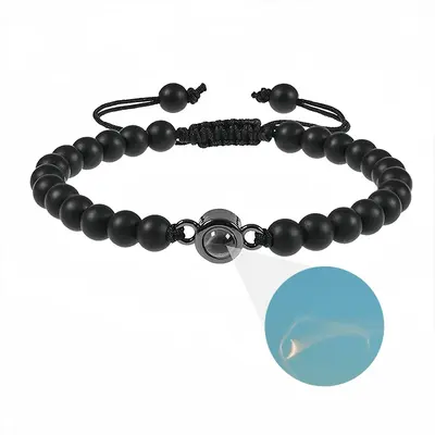 Bird Moon Titanium Steel Projection Bracelet