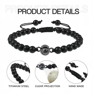 Promised Land Titanium Steel Projection Bracelet