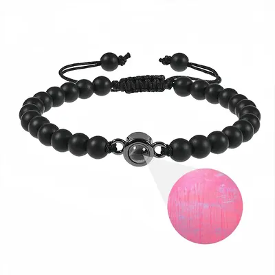 Freedom Of Joy Titanium Steel Projection Bracelet