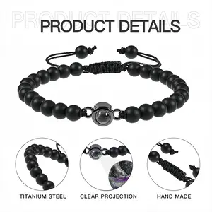 Arriving Titanium Steel Projection Bracelet