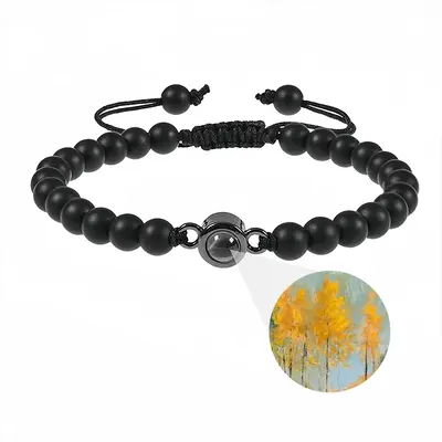 Mellow Yellow Titanium Steel Projection Bracelet