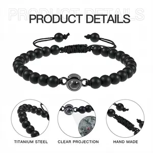 #79-2021 Titanium Steel Projection Bracelet