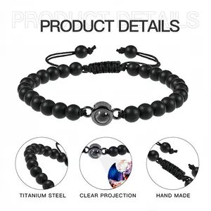 Celebration Titanium Steel Projection Bracelet