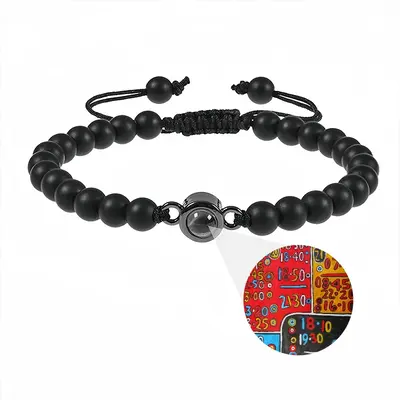 Chart Titanium Steel Projection Bracelet