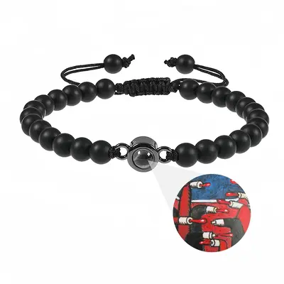 War Titanium Steel Projection Bracelet