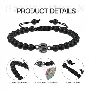 Wow Titanium Steel Projection Bracelet