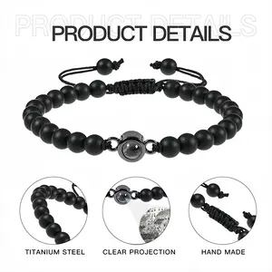 You Are Being Watched 2 Titanium Steel Projection Bracelet