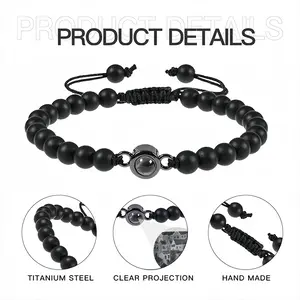 You Are Being Watched 3 Titanium Steel Projection Bracelet