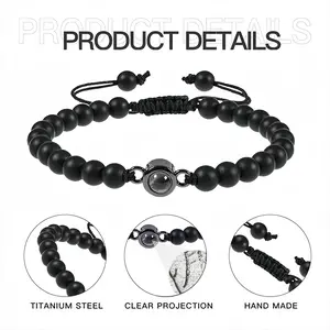 Trees Titanium Steel Projection Bracelet