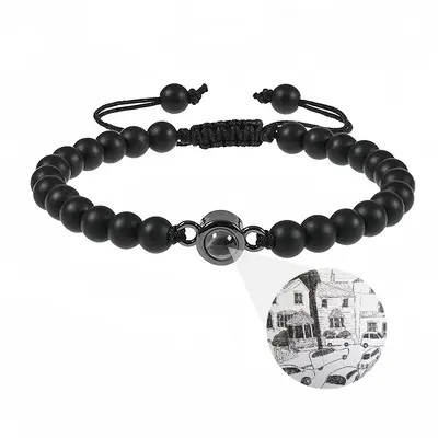 You Are Being Watched Titanium Steel Projection Bracelet