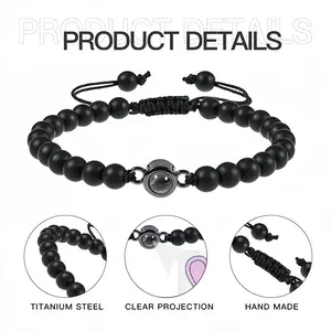 At Last A Picture I Can Talk To Titanium Steel Projection Bracelet