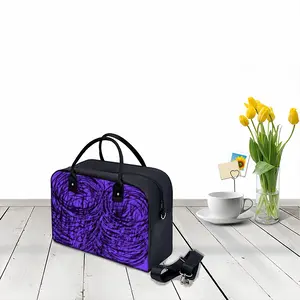 Purple Swirl Travel Tote Bag