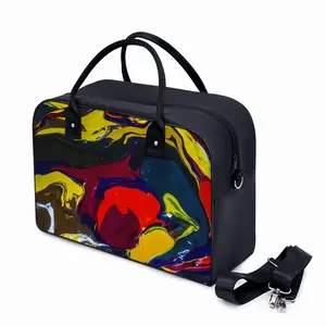 Running In Paint Travel Tote Bag