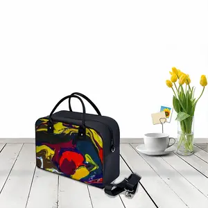 Running In Paint Travel Tote Bag